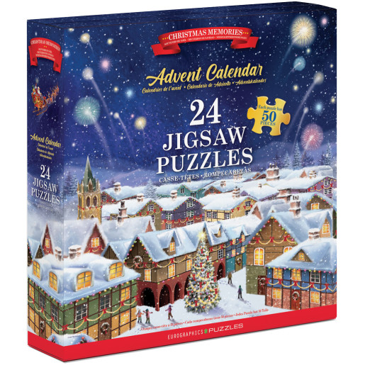 PUZZLE CALENDARIO DE ADVIENTO, RECUERDOS DE NAVIDAD