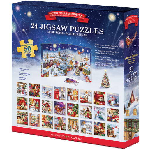 PUZZLE CALENDARIO DE ADVIENTO, RECUERDOS DE NAVIDAD