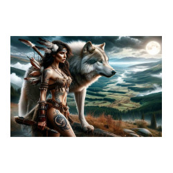 LA GUERRERA Y EL LOBO