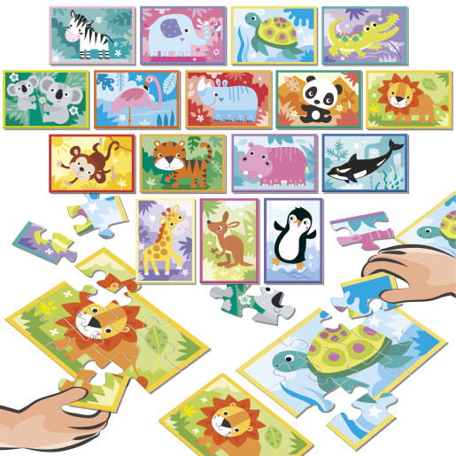ANIMALES PUZZLE BATALLA - INFANTIL