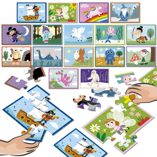 FANTASIA PUZZLE BATALLA - INFANTIL