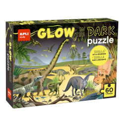 PUZZLE GLOW DINOSAURIOS