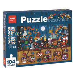 PUZZLE OBSERVACION BOSQUE