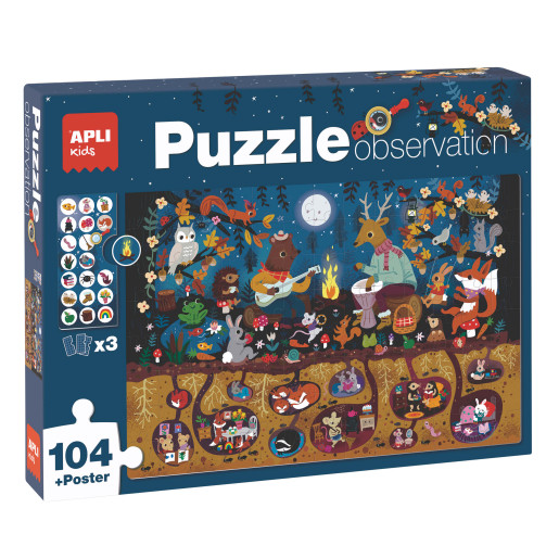 PUZZLE OBSERVACION BOSQUE