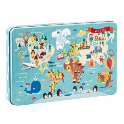 PUZZLE MAPAMUNDI MARTINA HOGAN