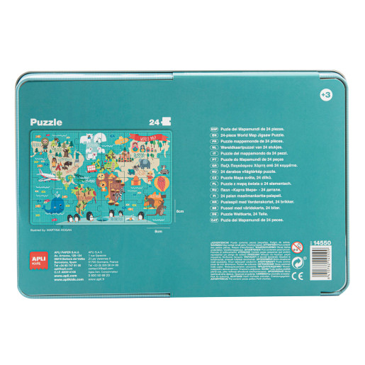 PUZZLE MAPAMUNDI MARTINA HOGAN