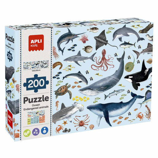 PUZZLE ANIMALES AMENAZADOS MARINOS