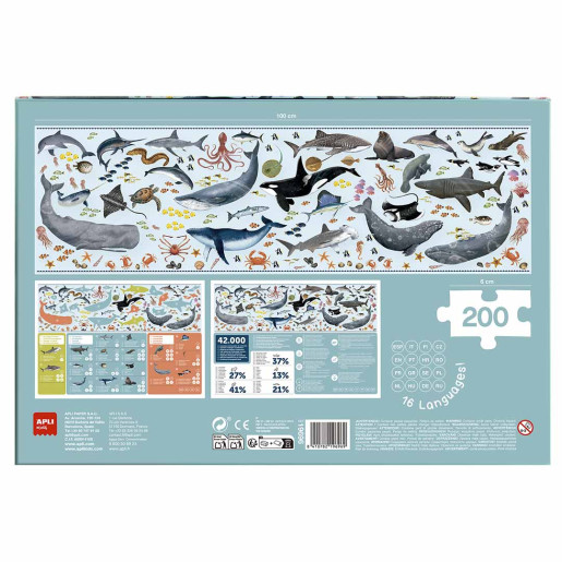 PUZZLE ANIMALES AMENAZADOS MARINOS