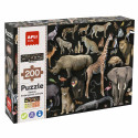 PUZZLE ANIMALES AMENAZADOS SABANA
