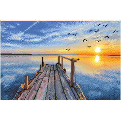EMBARCADERO AL ATARDECER - DIAMOND DOTZ
