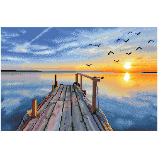 EMBARCADERO AL ATARDECER - DIAMOND DOTZ