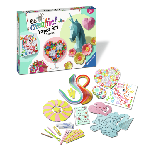 ARTE EN PAPEL: UNICORNIO