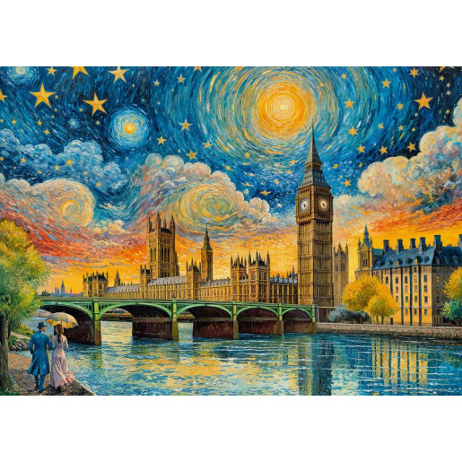 CIELO IMPRESIONISTA SOBRE LONDRES