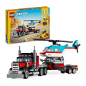 LEGO CREATOR CAMION PLATAFORMA CON HELICOPTERO