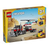 LEGO CREATOR CAMION PLATAFORMA CON HELICOPTERO