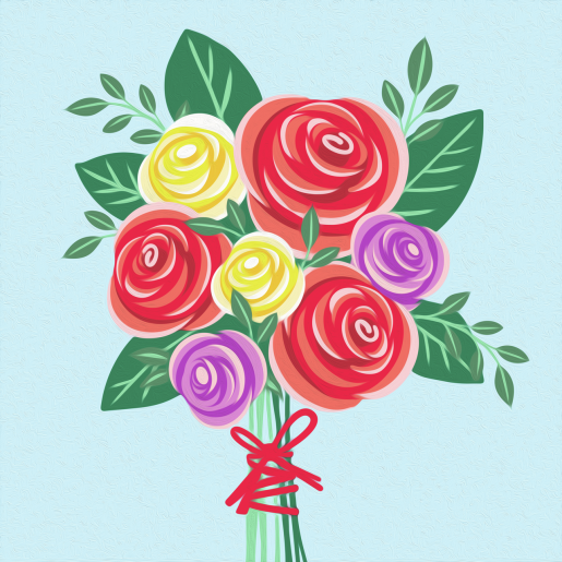 CREART - RAMO DE ROSAS