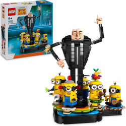 LEGO DESPICABLE ME MODELO DE GRU Y LOS MINIONS