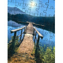 PUZZLE DE MADERA 96 PIEZAS CON MARCO