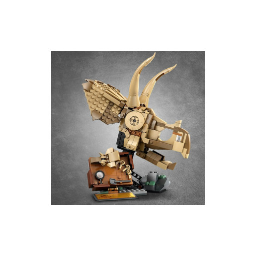 LEGO JURASSIC WORLD FÓSILES DE DINOSAURIO: CRÁNEO TRICERATOPS