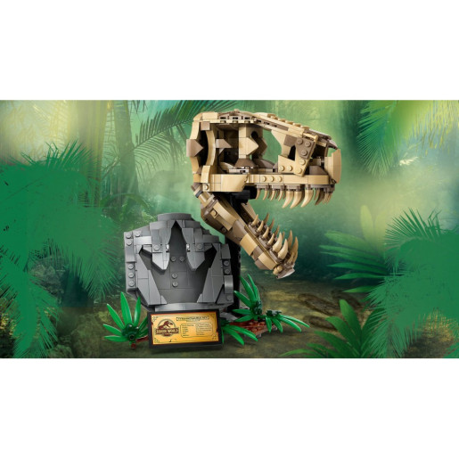 LEGO JURASSIC WORLD FOSILES DE DINOSAURIO: CRÁNEO T.REX