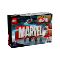 LEGO MARVEL LOGOTIPO Y MINIFIGURAS