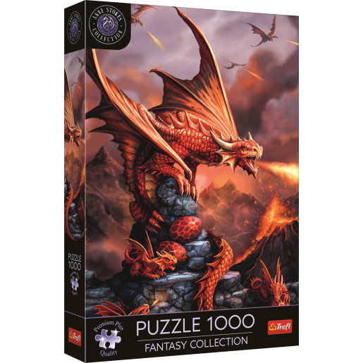 1000 - ANNE STOKES - DRAGON DE FUEGO- TREFL