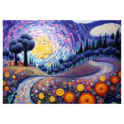 MOSAICO EN LAVANDA- TRAVEL PUZZLES