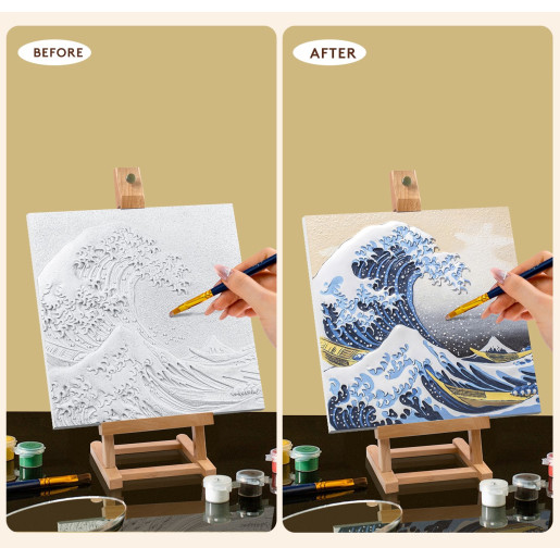 LA GRAN OLA - PINTURA EN 3D LA GRAN OLA - PINTURA EN 3D