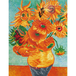 GIRASOLES, VAN GOGH - DIAMOND DOTZ