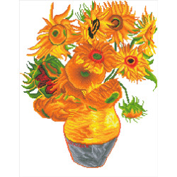 GIRASOLES, VAN GOGH - DIAMOND DOTZ