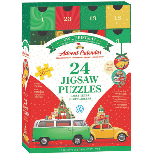 PUZZLE CALENDARIO DE ADVIENTO, VW CHRISTMAS - EUROGRAPHICS