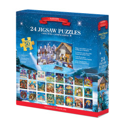 PUZZLE CALENDARIO DE ADVIENTO, NAVIDAD - EUROGRAPHICS