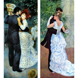 2 X 170 - BAILE EN EL CAMPO / CIUDAD - PIERRE-AUGUSTE RENOIR SPUZZLES