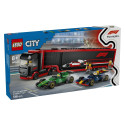 LEGO CITY F1 CAMION DE F1 CON COCHES DE F1-RB20 Y AMR24