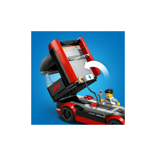 LEGO CITY F1 CAMION DE F1 CON COCHES DE F1-RB20 Y AMR24