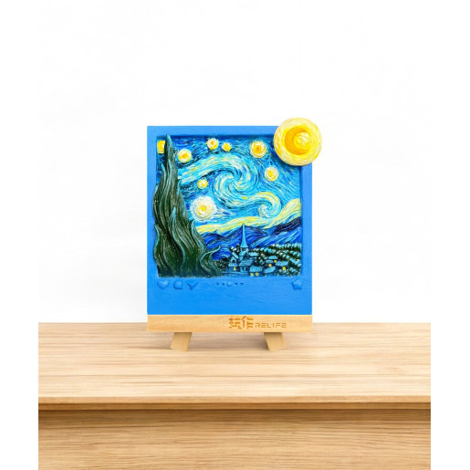 NOCHE ESTRELLADA MAGNETICO - PINTURA EN 3D