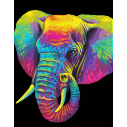 ELEFANTE NEON - DIAMOND DOTZ