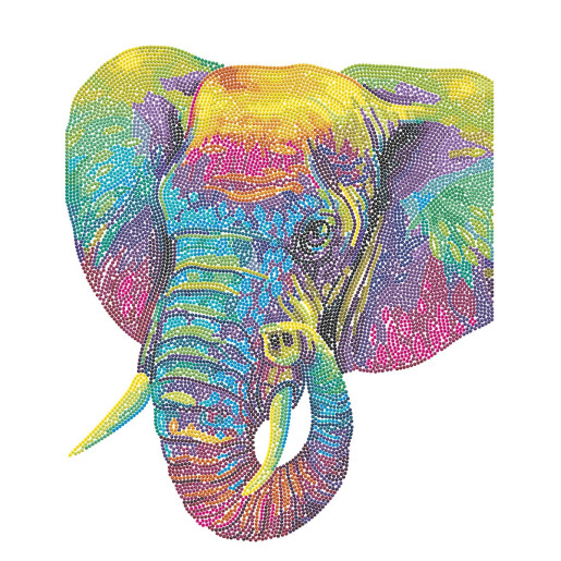 ELEFANTE NEON - DIAMOND DOTZ