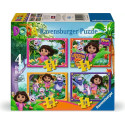 4 IN A BOX - DORA LA EXPLORADORA - RAVENSBURGER