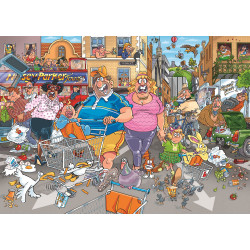 1000 - WASGIJ ORIGINAL 41 - LOCURA DEL PASILLO MEDIO!! - JUMBO