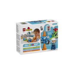 LEGO DUPLO - MOTO DE POLICIA AZUL