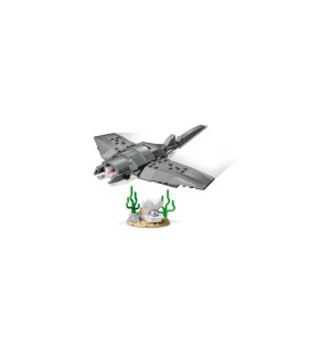 Lego Creator 3 en 1 Feroz Tiburón con cofre del Tesoro