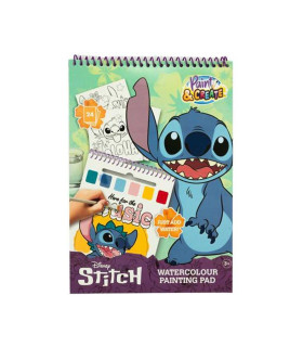 Libro Dibujo Acuarelas Stitch