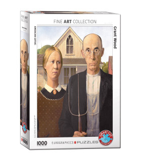 Grant Wood - American Gothic  - Eurographics