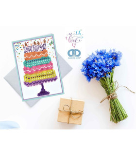 Happy Birthday Cake - Diamond Dotz - Madnesstoys