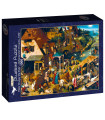 1000 - Pieter Bruegel the Elder - Netherlandish Proverbs, 1559