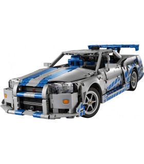 Lego Technic  - Coche Nissan Skyline GT-R (R34) de 2 Fast 2 Furious