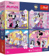 4 Puzzles - Magic moments + 1 Poster  - TREFL