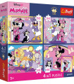 4 Puzzles - Magic moments + 1 Poster