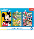 3 Puzzles - The Mickey Mouse Team  3X80  - TREFL